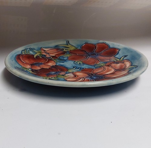 Beautiful Morcroft, England, Ceramic Tray With Colourful Flower Decor 26 Cm - Picture 2 of 6
