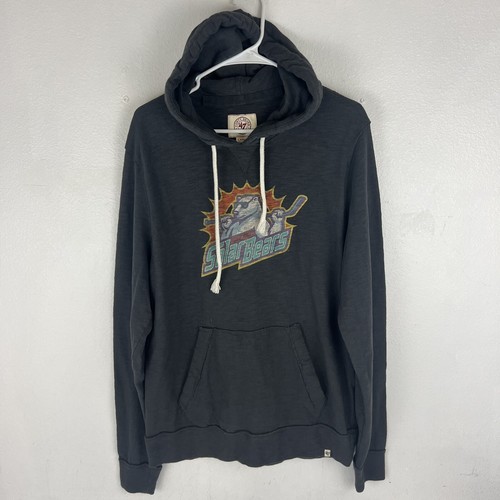 Orlando Solar Bears 47 Brand Mens Large Ice Hockey Hoodie NHL Rare - Picture 1 of 4
