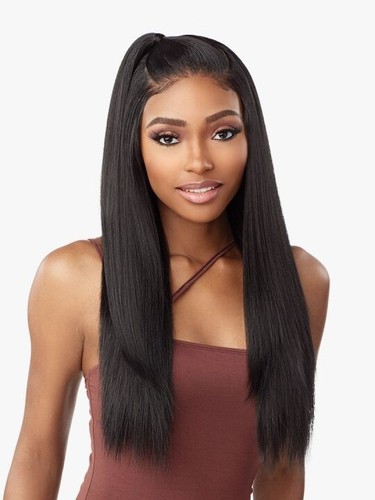Sensationnel What Lace Human Hair Blended Center Part Lace Wig - Mariella 26" - Picture 2 of 8