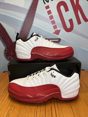 Nike Air Jordan 12 Retro Low Golf Cherry Mens Size 9.5