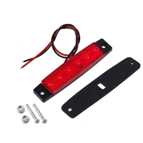 10 pcs 12V 6LED INDICATOR SIDE MARKER LIGHT TRUCK TRAILER BOAT LORRY E mark LAMP - Picture 21 of 30