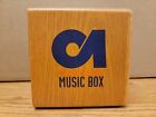Carlin America Music Box Ca Music Wood Box Only Collectible