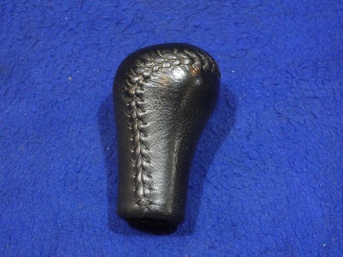 1994-1998 Ford Mustang Cobra Black OEM Leather Manual Shifter Shift Knob PN - Picture 4 of 9