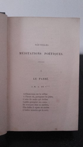 Lamartine - Nouvelles Méditations Poétiques - 1848 - Éditeur Charles Gosselin - Imagen 3 de 5