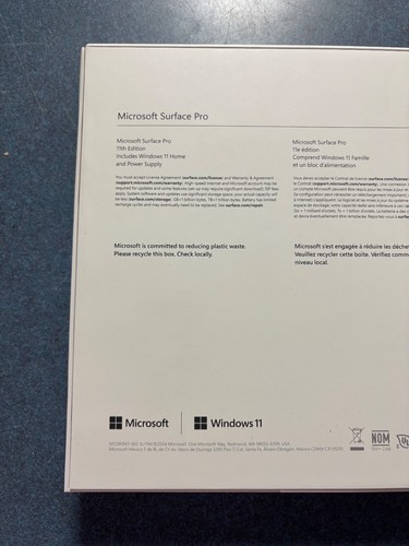 Microsoft Surface Pro 11th Gen Touch 13” Snapdragon X Plus 16GB 512GB SSD WIN 11 - Picture 3 of 5