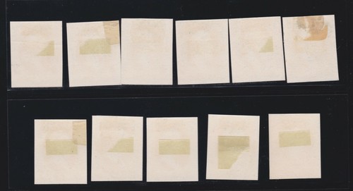 US O57TC4e-O67TC4e Navy Dept Official ATL Trial Color Proof Blue VF-XF SCV$438 - Picture 2 of 2