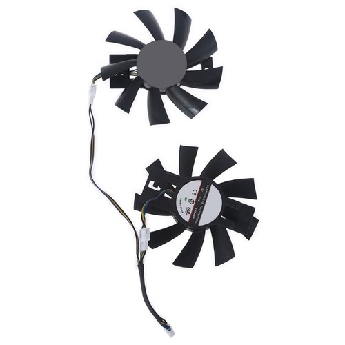 2PC FDC10U12S9-C 4Pin Graphic Card Cooling VGA Fan for Dataland RX470 12V0.45A