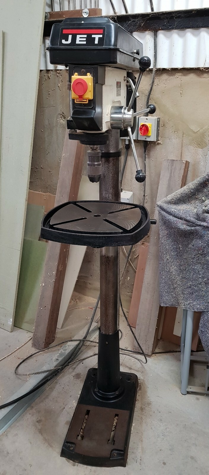 Jet Jdp 17 Fm Floor Standing Pillar Drill For Sale Ebay