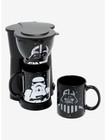 Disney Darth Vader and Stormtrooper Single Cup Coffee Maker with 2 Mugs