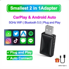 Wireless Carplay Adapter Android Mini Box Plug and Play WiFi Quick Connection