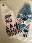 Hand Crocheted Kitchen Towels - Beach