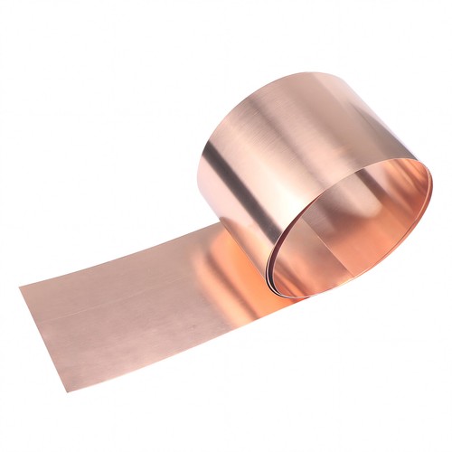 99.9% Copper Sheet Roll Metal Foil Plate 0.07mm-0.2mm Thick, 5mm-300mm Width - Picture 9 of 24