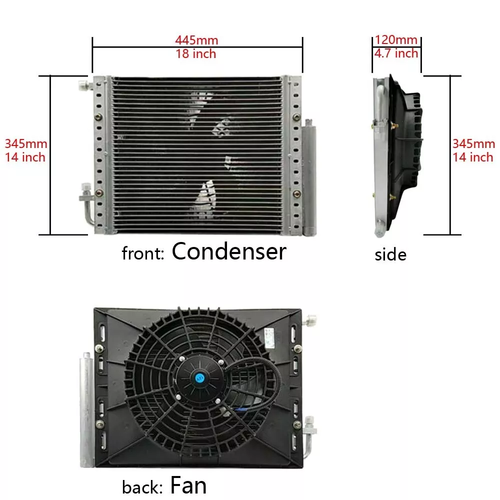 12V Universal Electric Underdash Air Conditioner Auto A/C Car Kit For Van Truck - Picture 13 of 19