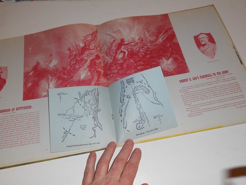 TRUE STORY OF CIVIL WAR Ernest Gold Booklet Raymond Massey Soundtrack Coral - Picture 8 of 11