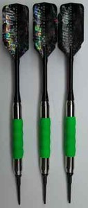 Viper-GLD-Green-Sure-Grip-Soft-Tip-Darts16-gram-20-0005-set-of-3-flights-shafts