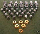 JAGUAR DAIMLER 6 CYLINDER HEAD & CAM NUT SET FITS XK ENGINES C2328 C2327 FW104E