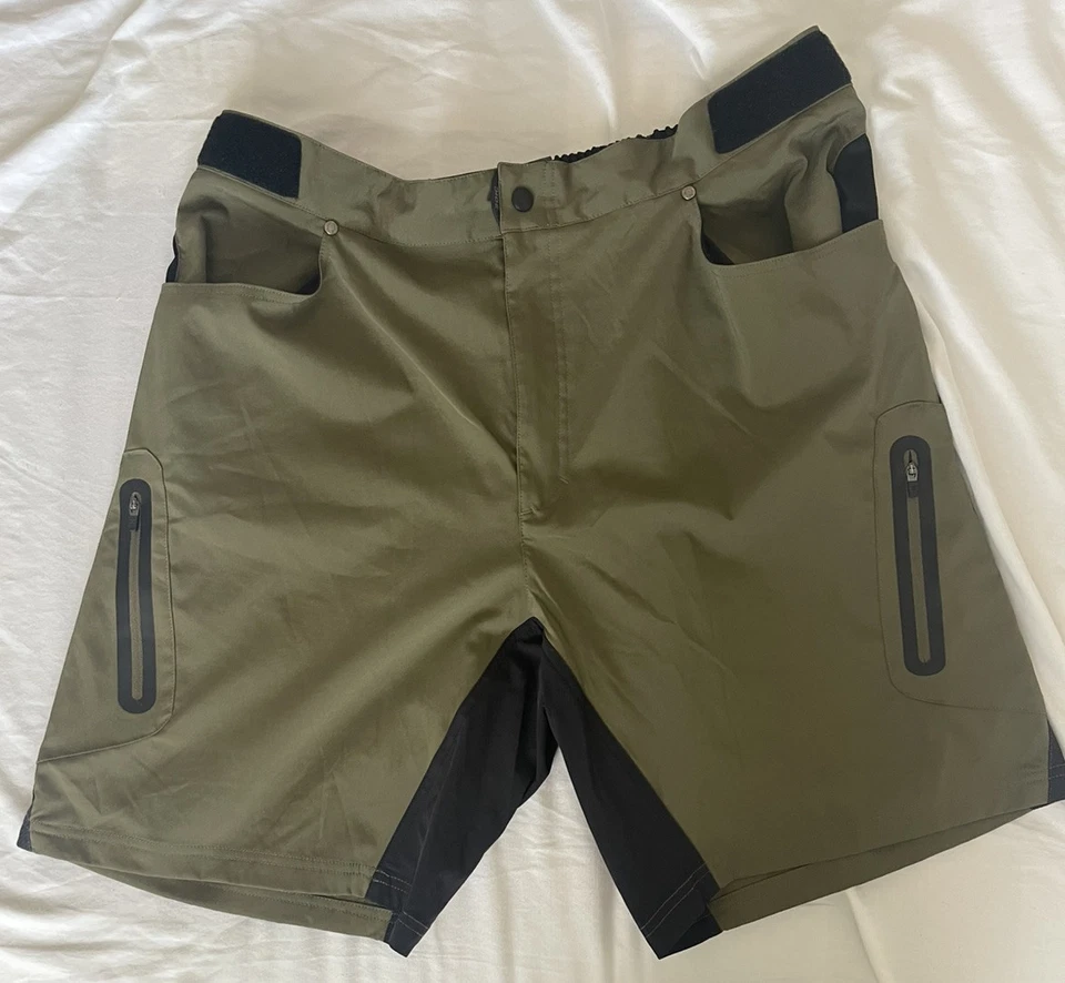 Pantalones Cortos Zoic Ether 9" Para Hombre Verde Malaquita XX-Grande Foto 3 de 4