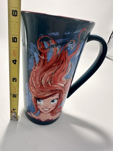 #27U Disney Art of Ariel Mug Green & Orange Discontinued Mermaid Cup - Picture 9 of 11