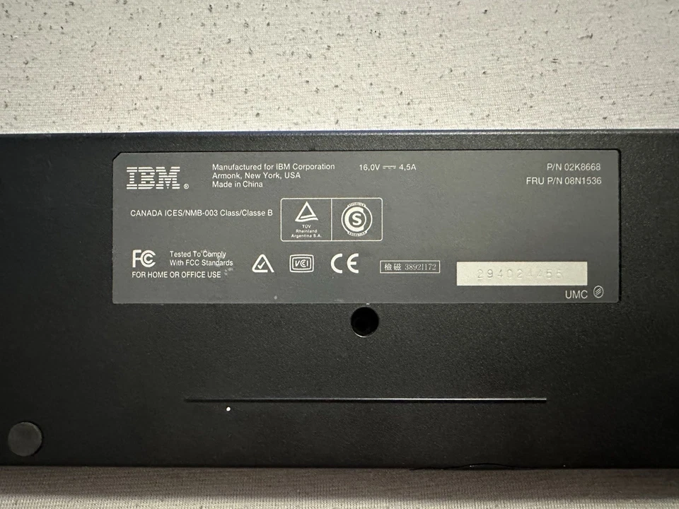 IBM ThinkPad Dock II Dockingstation – FRU 08N1536 – gebraucht / ungetestet - Bild 4 von 4