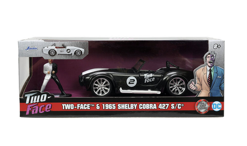 Two Face & 1965 Shelby Cobra 427 S/C DC Universe Jada Hollywood Rides Diecast