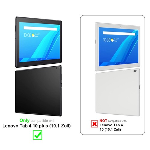 3x Panzerfolie für Lenovo Tab 4 10 PLUS (10.1 Zoll) Schutz Folie Tempered - 第 2/8 張圖片