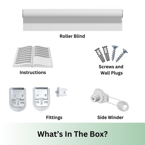 Daylight Roller Blind Light Filtering Plain Fabric Child Safe  - Picture 6 of 24