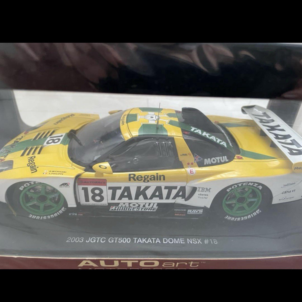 AUTOart2003JGTC GT500 TAKATA DOME NSX#18