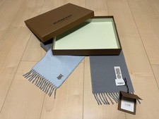 Burberry Scarf Cashmere 66.1in New Unused Made in United Kingdom