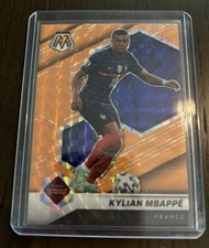 KYLIAN MBAPPE 2021-22 Panini Mosaic FIFA WC - Orange Fluorescent -