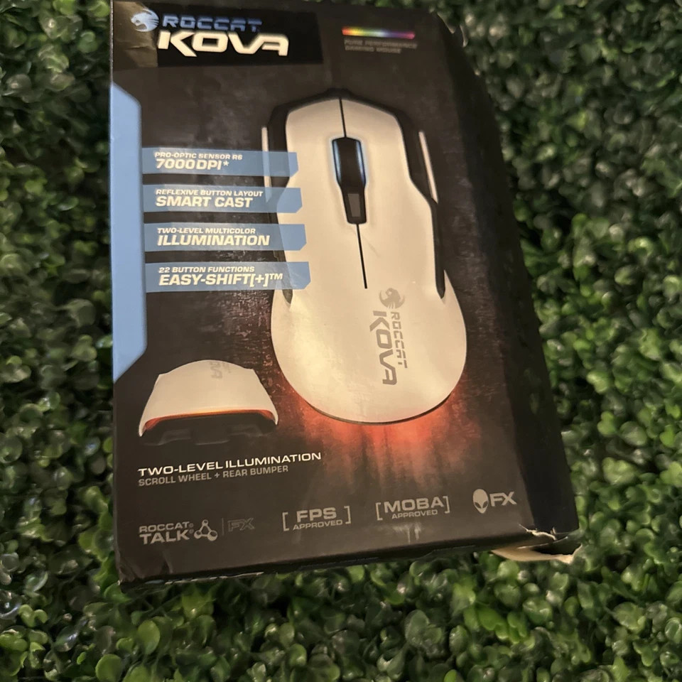 ROCCAT Kova Wired Optical Gaming Ambidextrous Mouse w/Multi-button design RGB - Image 2 of 4