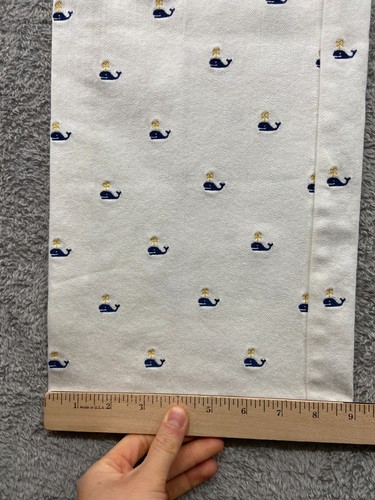Lilly Pulitzer Jeans Women's 14 White Denim Bootcut Embroidered Whale Preppy - Picture 12 of 15
