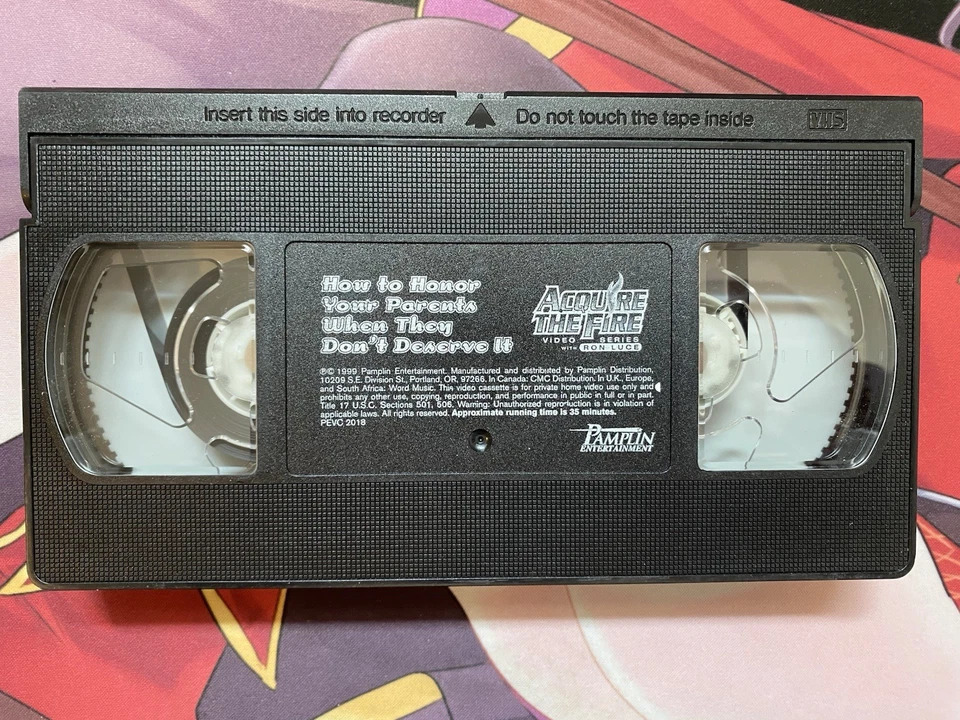 How To Honor Your Parents When They Don’t Deserve It VHS Tape - Image 4 of 4