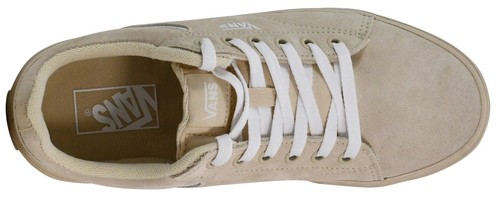 Vans Women's Seldan Platform Sneaker, Mono Suede Creme Brulee, 9 M US - Picture 6 of 7