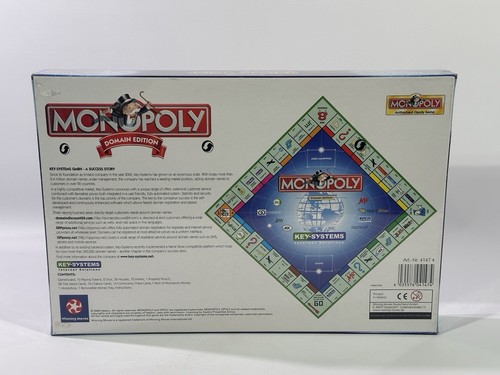 Monopoly Key Systems Domain Edition Englisch Brettspiel Spiel RAR Neu HA - Bild 2 von 2