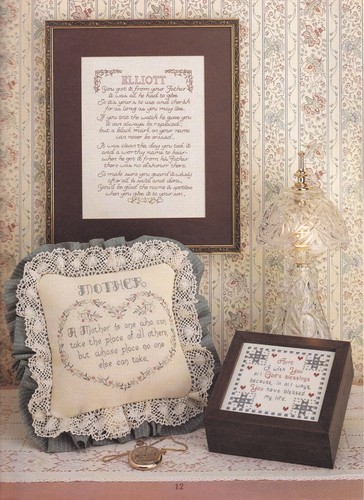 Cross Stitch Pattern Leaflet FAMILY 25 Designs Leisure Arts 436 - Picture 3 of 4