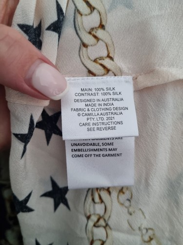 Camilla button through dress with yoke, I wanna be a cowgirl baby, Size Medium - Picture 15 of 16