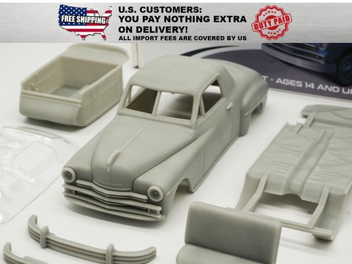 1:25 Plymouth Business Coupe 1949 Resin Model Kit With Clear Parts Included - Picture 1 of 9