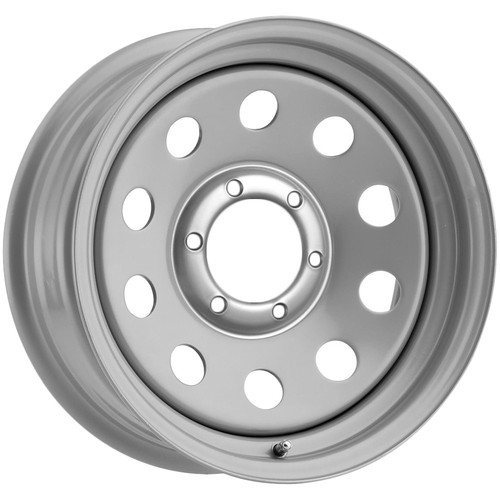 Vision 70 Trailer Mod 15x6 6x5.5" +0mm Silver Wheel Rim 15" Inch - Picture 1 of 7