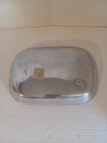 Vintage Wilton Armetale Platte "Gib uns heute unser täglich Brot" Brot Tablett - Bild 7 von 11