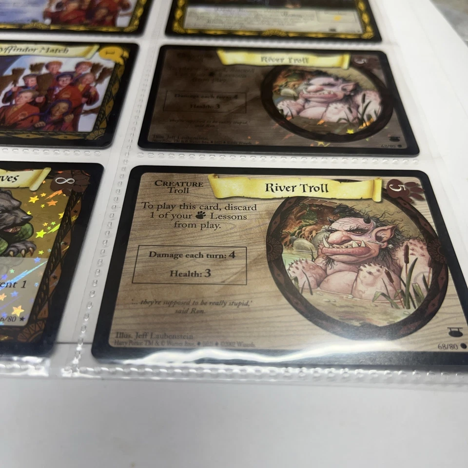 Harry Potter 2001 TCG Holo Base Foil Harry Potter Warner Bros. Lot #59 - Image 3 of 4