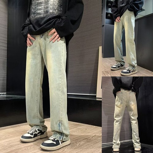 Men's Timeless Straight Cut Jeans Perfect Blend of Casual and Business Styles - Picture 1 of 14