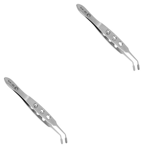 2 PCS Clogged Duct Dry Eye Meibomian Tweezers Eyelid Expressor Tool