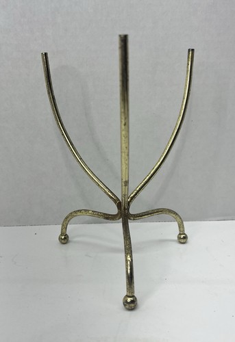 Atomic Mid Century Mini Kugel Pflanzgefäß Stativ Ständer NUR Kugelfüße Metall