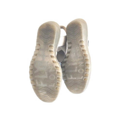 NEW SOLD OUT FLY LONDON Crossover Slip-on Sandal P500888004 Wedge Heel Comfy 7.5 - Picture 11 of 16