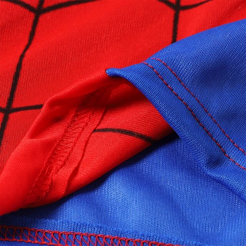Kids SpiderMan Cosplay Costume Boys Tobey Maguire Outfit Jumpsuit Fancy Dress - Picture 16 of 42