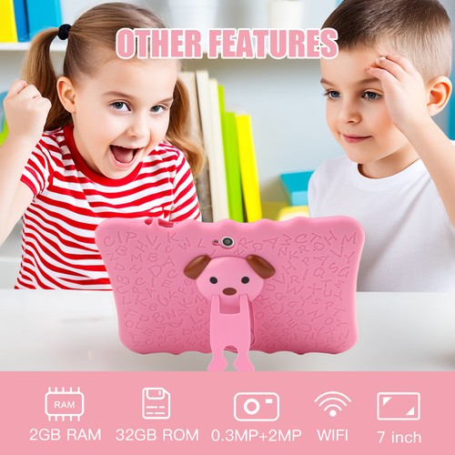 Android Kinder Kids Tablet HD 7 ", 2025 Neu 2+32GB WIFI Bluetooth Kindertablet - Bild 2 von 20