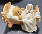 š§ø Enesco Cherished Teddies 1992 Baby Cradled With Love # 510/815 Hillman 911365