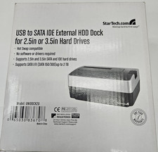 StarTech USB 2.0 to SATA/IDE Hard Drive Docking Station for 2.5/3.5 HDD