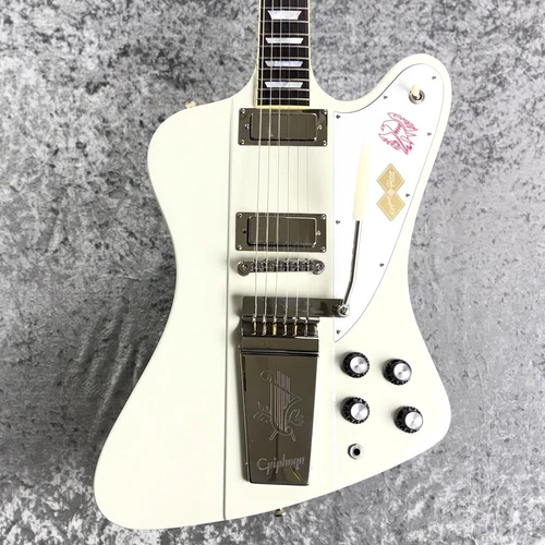Epiphone Inspired by Gibson Custom Shop 1963 Firebird Polaros White #24121527286
