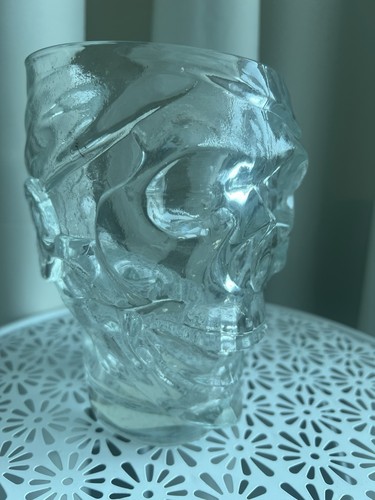 Totenkopf schwerer Glas Becher 32 Oz Treasure Island Casino Las Vegas Luminarc. USA - Bild 15 von 20